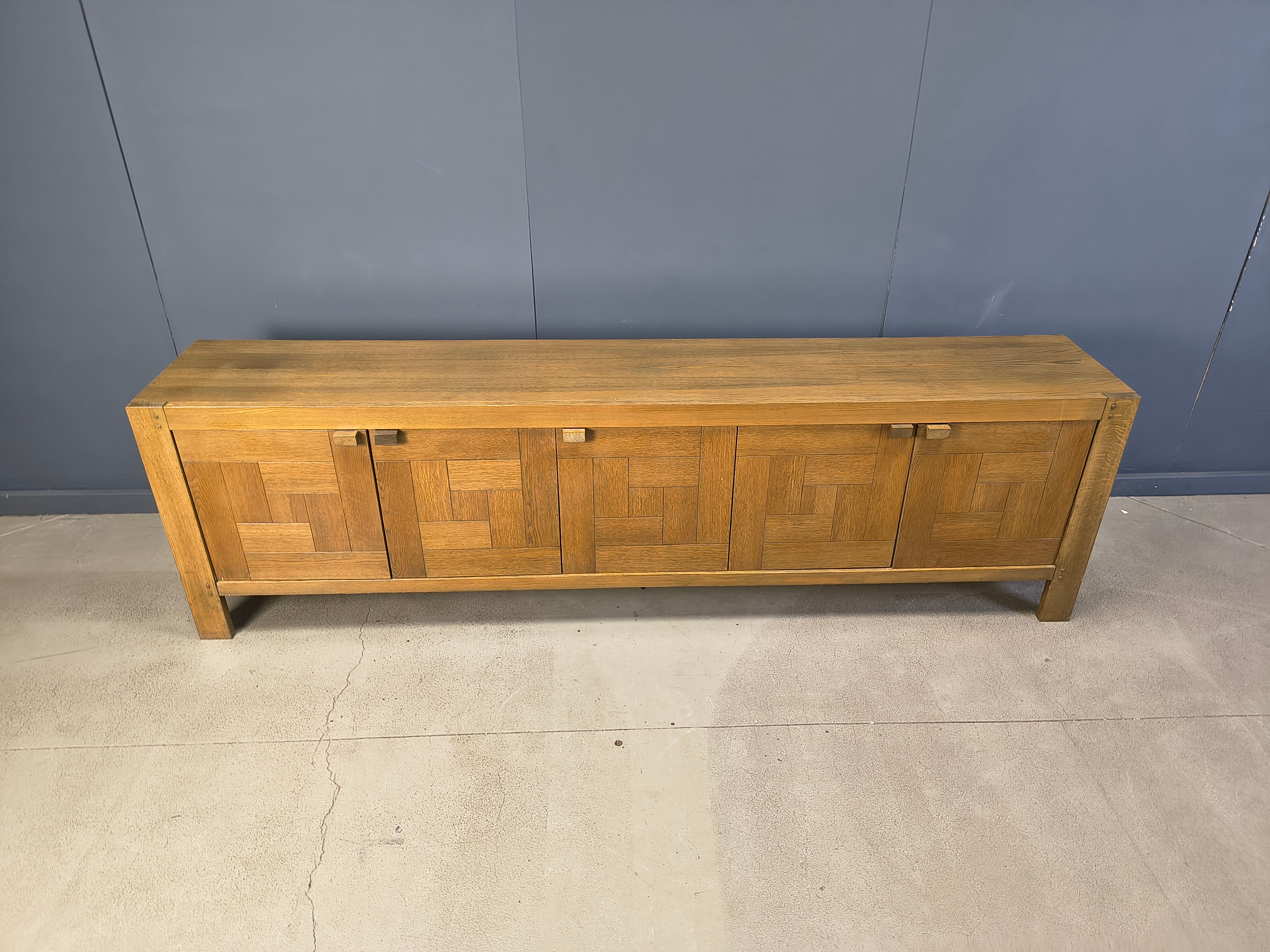 Vintage graphical sideboard by Frans Defour for Defour, 1970s