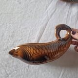 French ceramic dinnerware and plates set sarraguemines 1970s