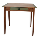 Side table / small desk revamped sage green drawer