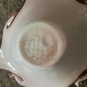 Vintage pink glass paste cup