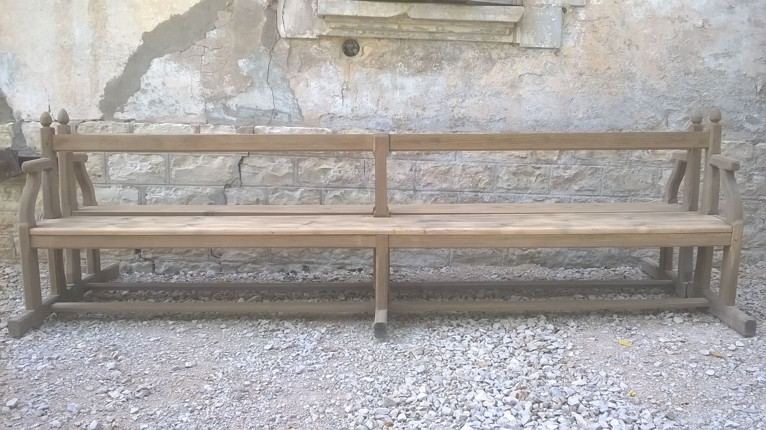 Paires grand banc d'église