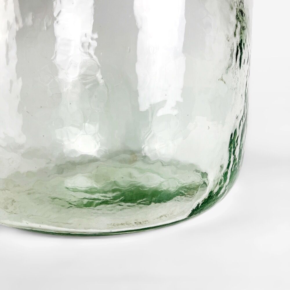 Demijohn transparent cylindrical molded glass 30 l