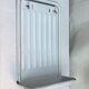 Vintage enamelled sheet metal utensil holder