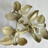 Chandelier "camelia" in brass 70s