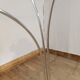 Chrome floor lamp with 3 branches