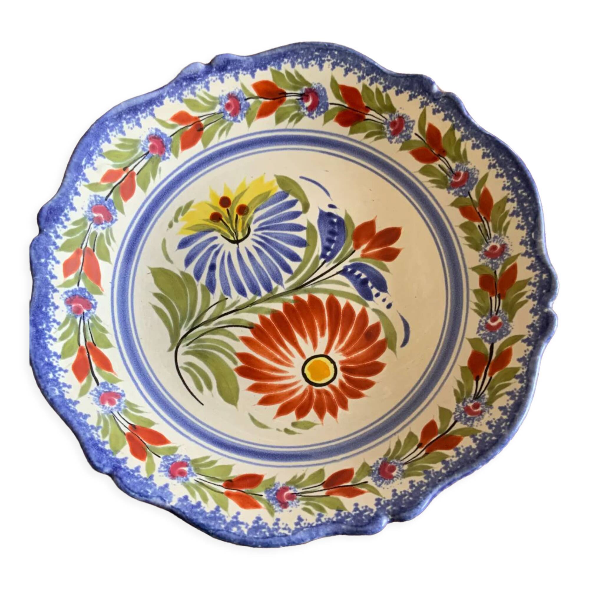 Hollow plate Quimper