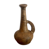 Bouteille ancienne ou jarre en terre cuite