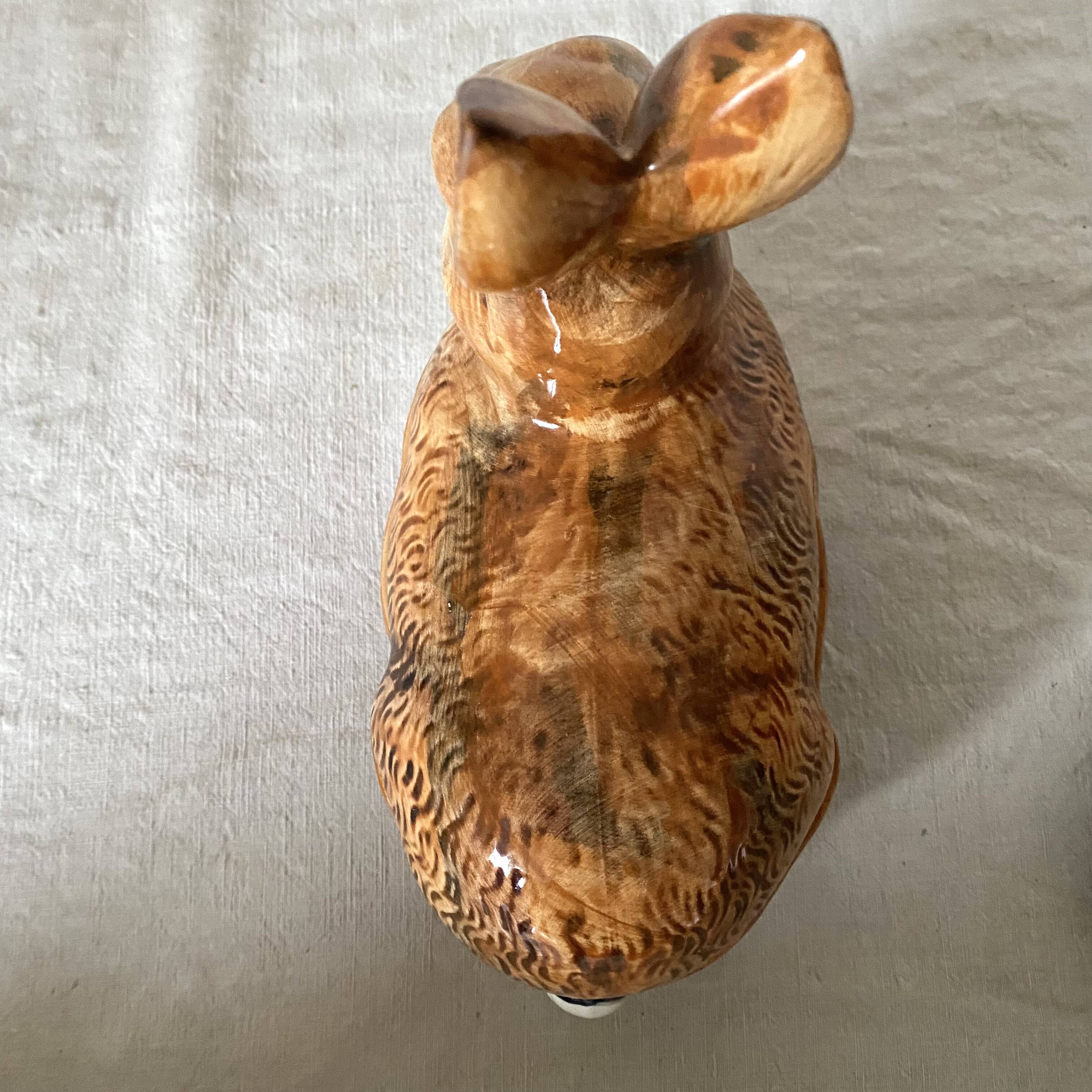 Ceramic rabbit, Caugant earthenware terrine