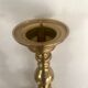 Pair of brass candle holders XIXth 31cm
