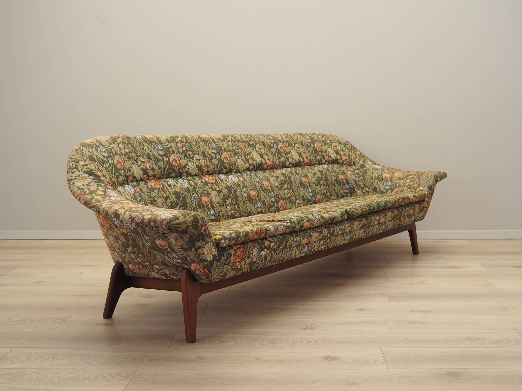 Green fabric sofa by Karl Edvard Korseth for LK Hjelle, Norway 1960s