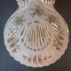 Limoges, large gold and gadroon scallop shell, empty pocket, salad bowl, compotier