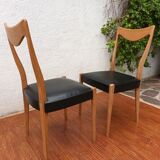 Scandinavian folding teak table