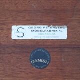 Small Scandinavian side table in rosewood by Georg Petersen