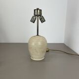 Large Travertine Marble Fratelli Mannelli Style Table Light Base, Italy, 1970s