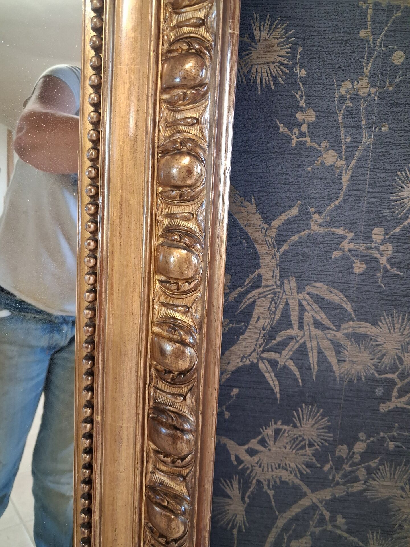 Miroir époque louis Philippe 141 x 112
