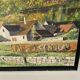 Oil on Canvas Painting of a Burgundian Village signed Blayo