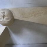 Pair of stone book clamts