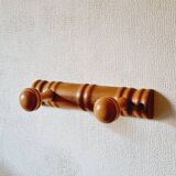 Mini wooden coat rack