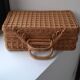 Rattan and wicker suitcase