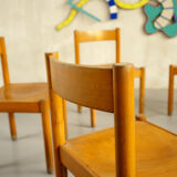 Set of 6 chairs, France 1960