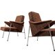 Fauteuils vintage “Bat” Pologne, années 1960, ensemble de 2