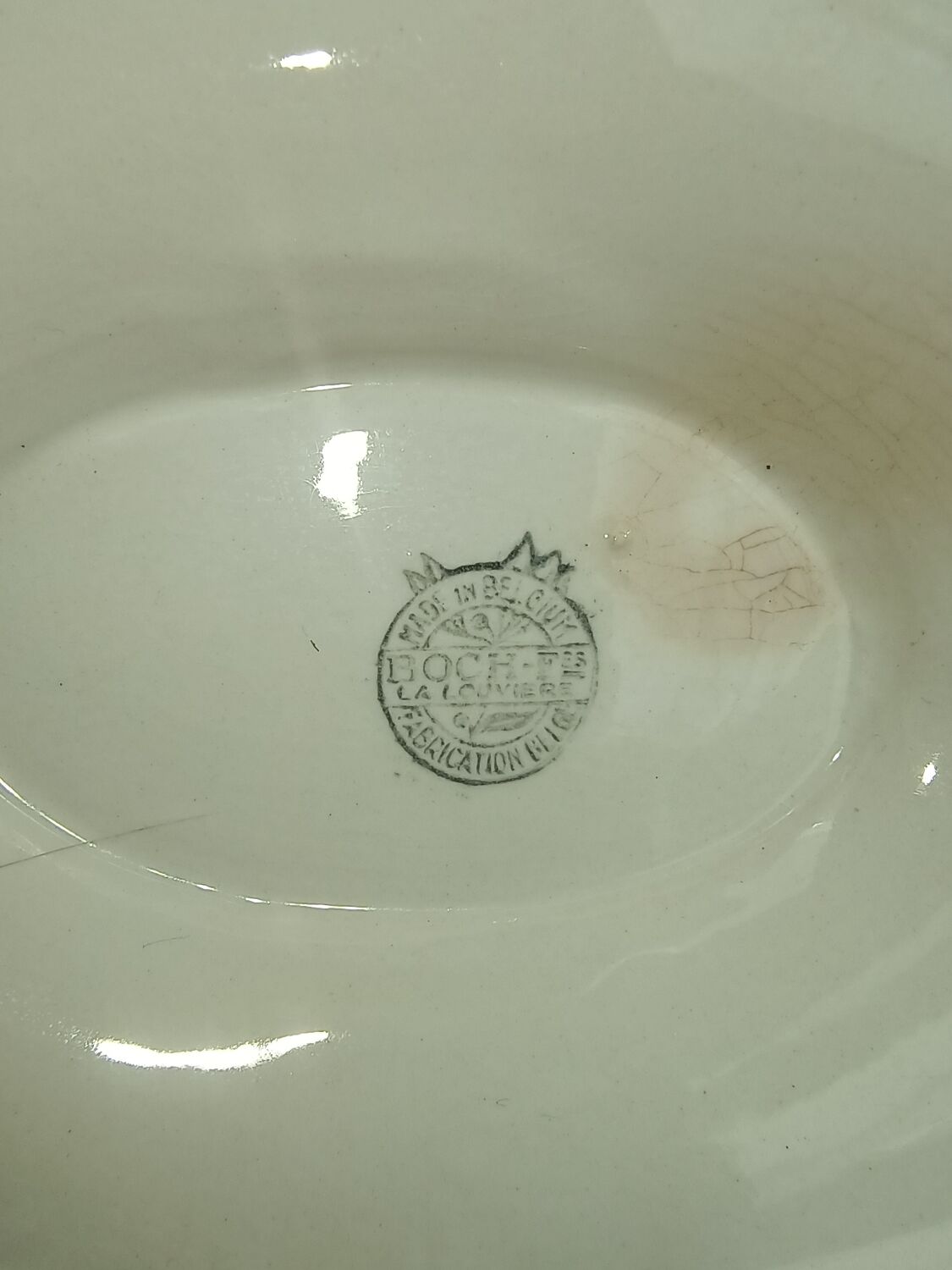 Gravy boat Boch and brothers la Louvière
