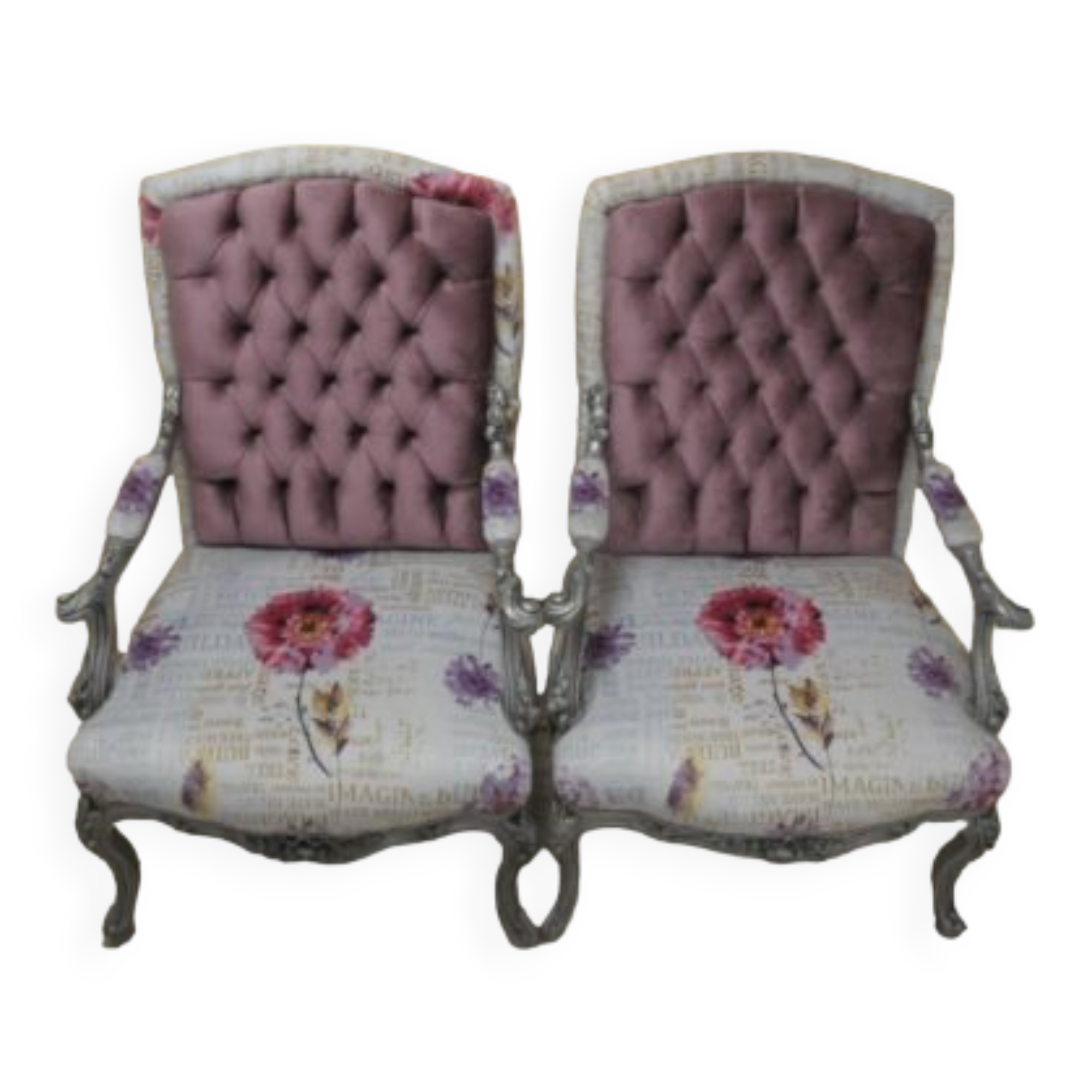 Louis XV style armchairs