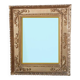 Miroir ancien en bois doré