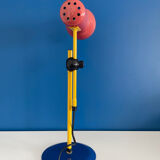 Colored metal articulated lamp 80s 90s