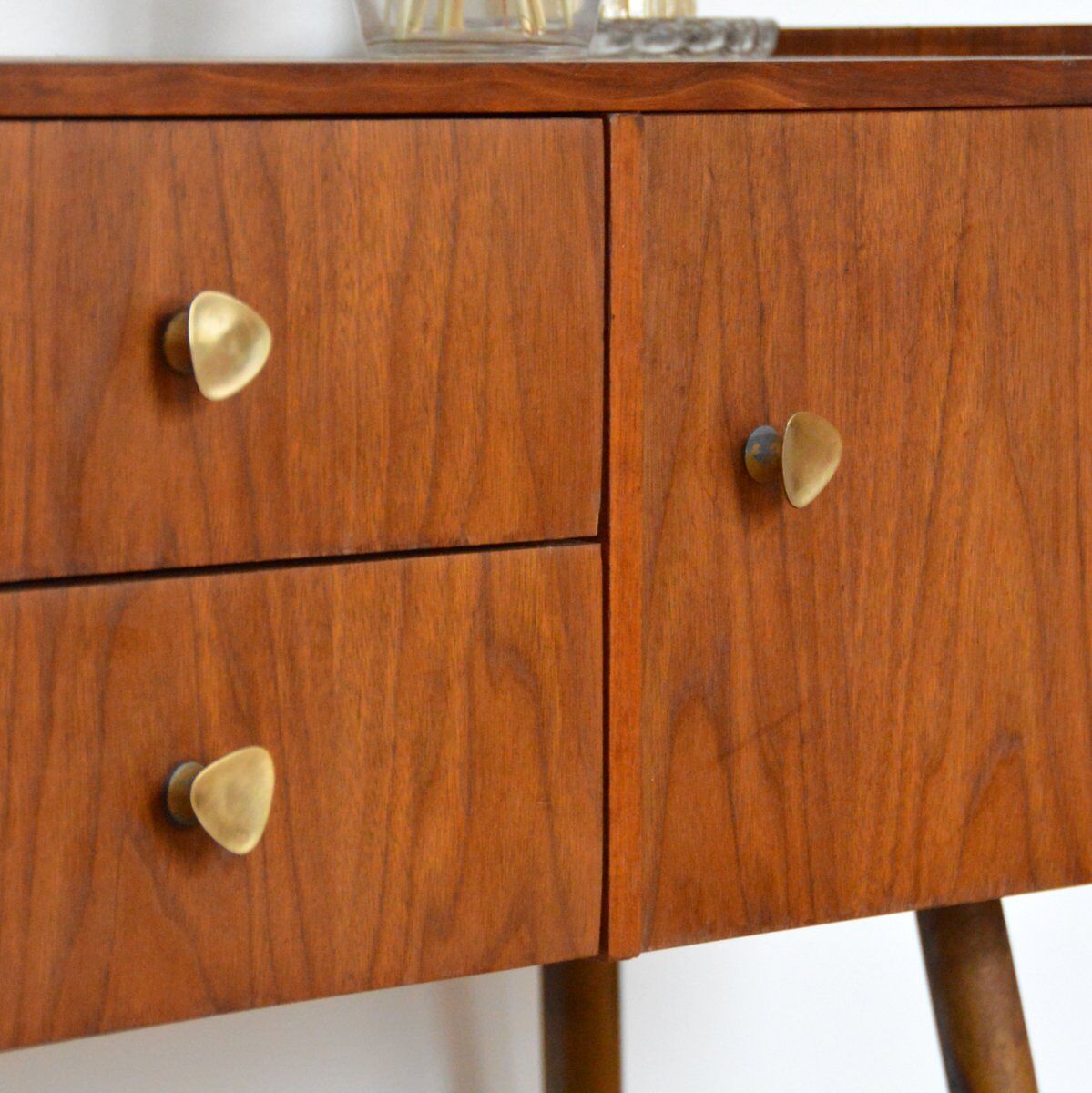 Console, bedside feet compass vintage 1950s