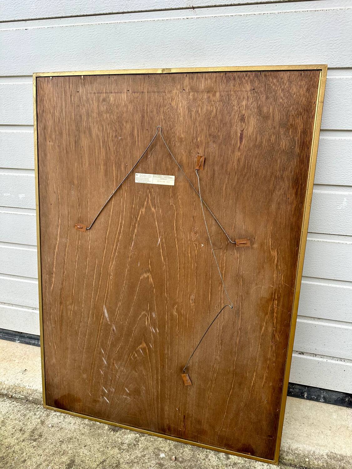 Vintage mid-century Hollywood Regency style mirror