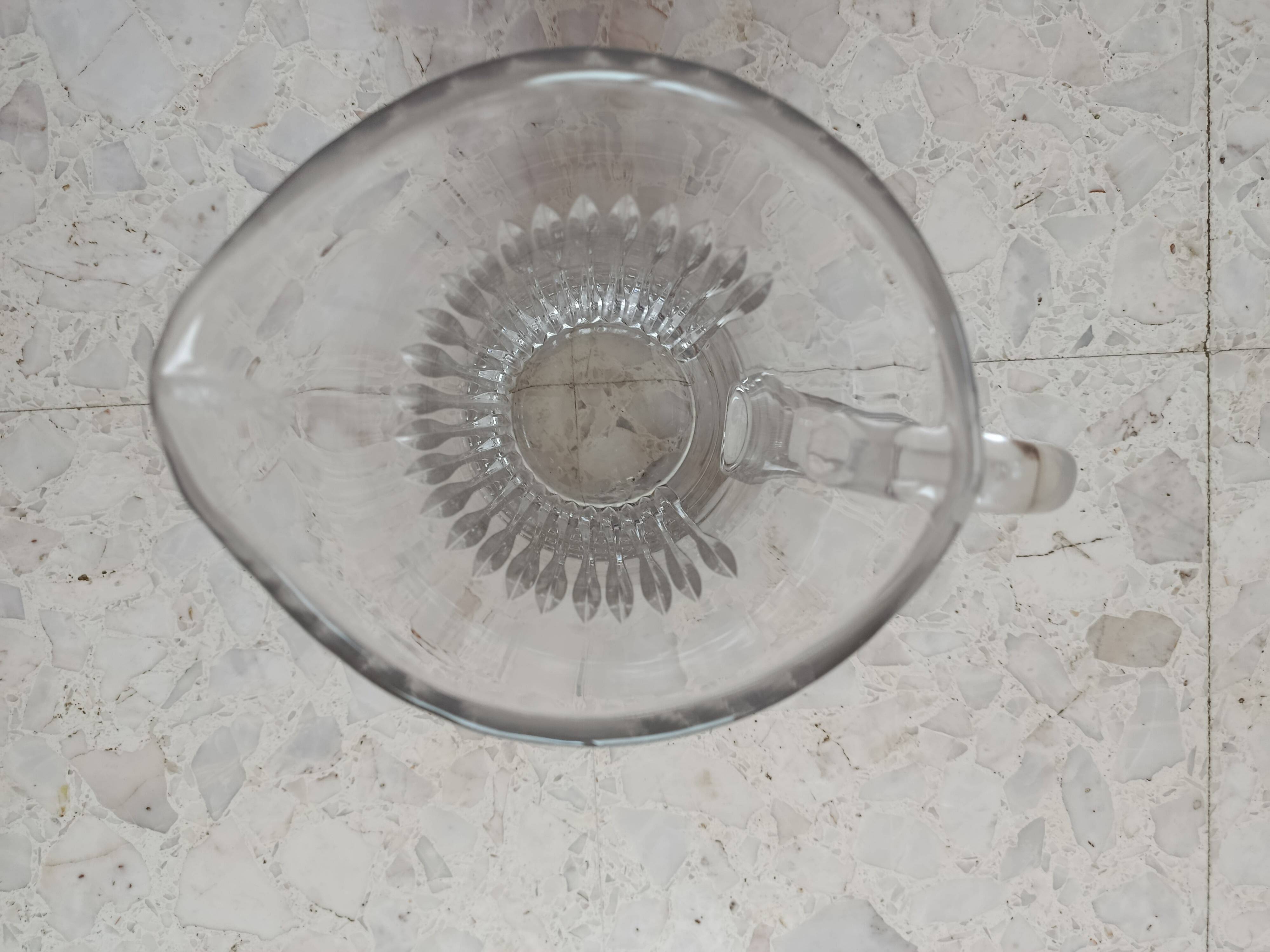 Crystal carafe grooves brand alexandre gelb foret en brie boussu belgium