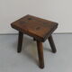 Antique milk stool