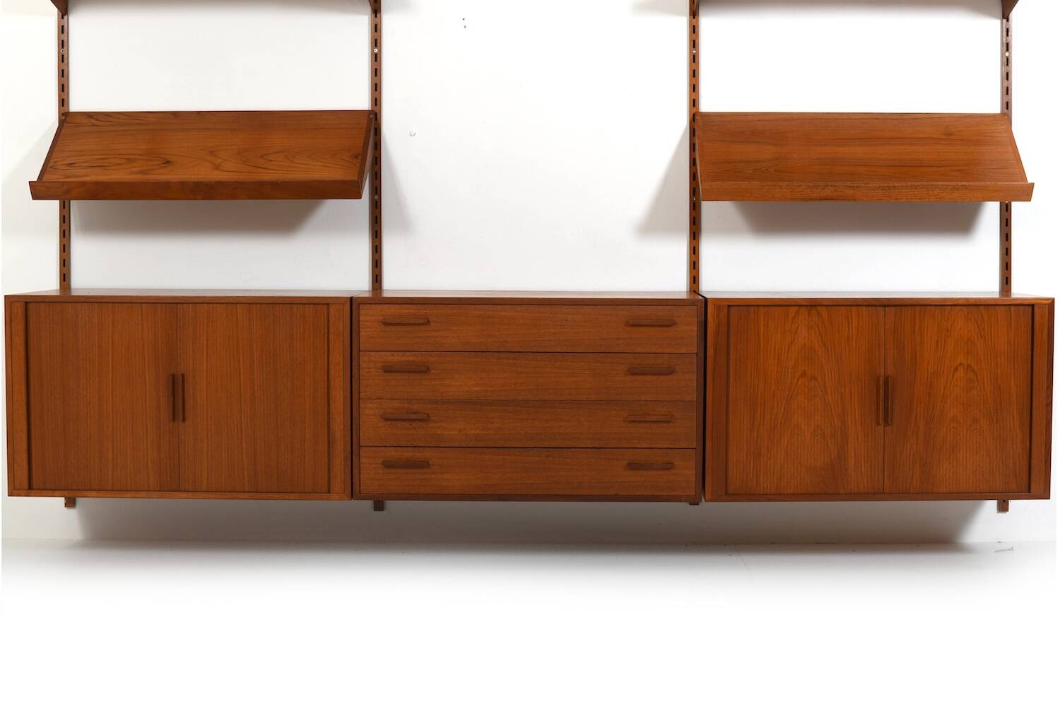Teak Wall System by Kai Kristiansen for FM Denmark 1960s