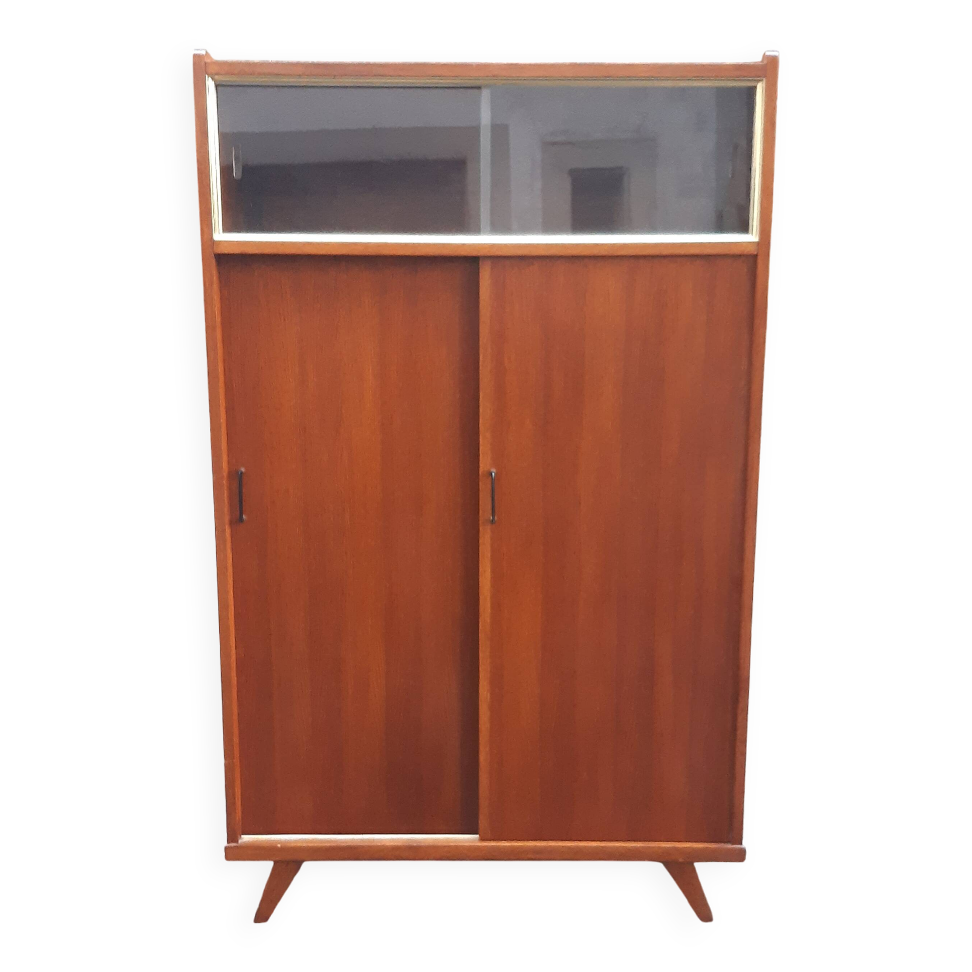 Vintage wardrobe with compass feet