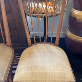 Suite de 4 chaises 1950