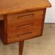 Scandinavian double-sided teak desk, 1960