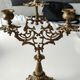 Elegant Antique Chandelier/Candelabra 3 fires in gilded patinated bronze. Baroque/Rococo/Shabby chic style