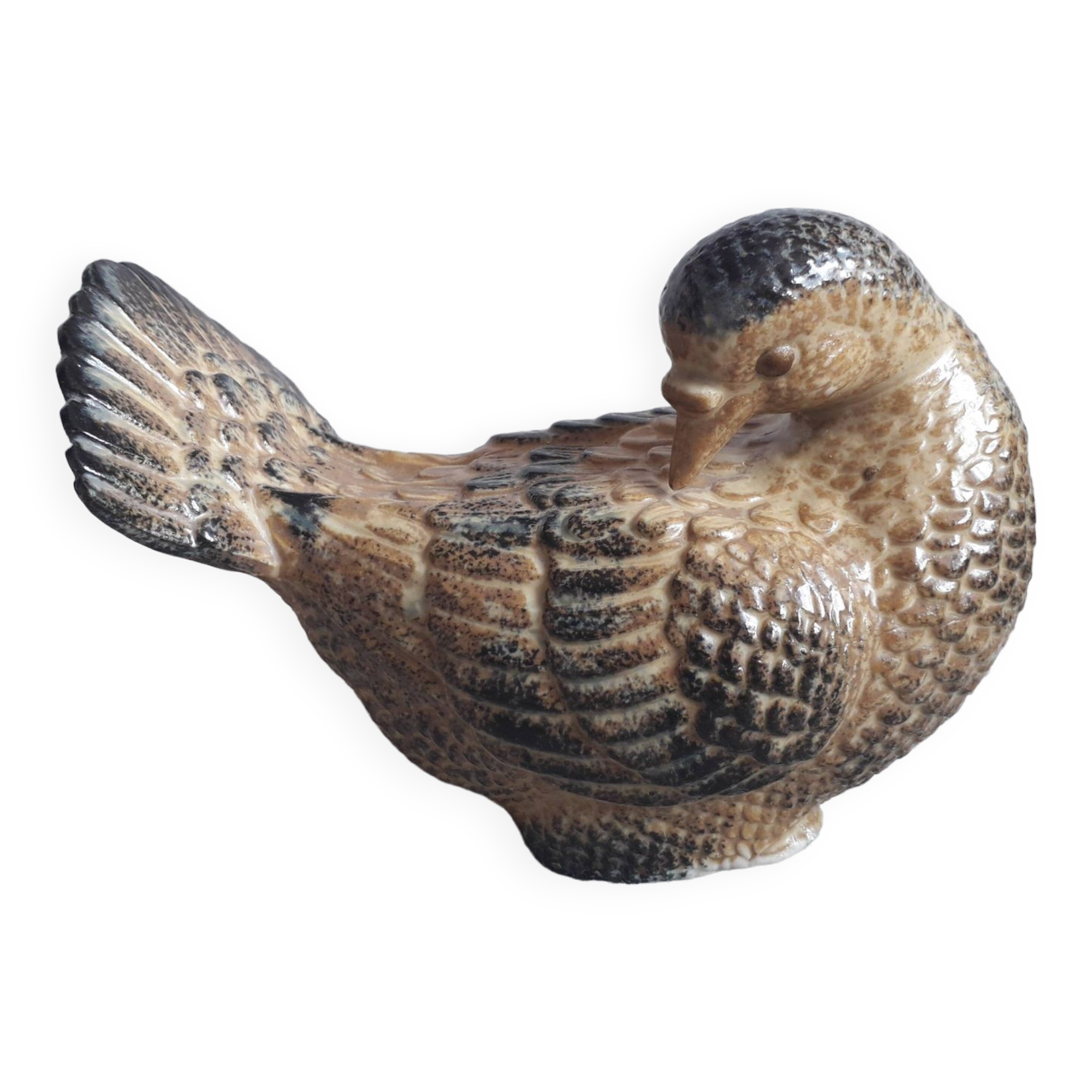 Oiseau vintage en céramique