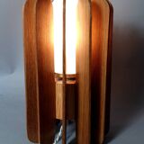 Scandinavian style wooden table lamp, 31x19 cm C564