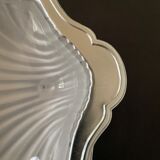 Aluminum scallop butter dishes