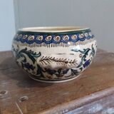 Hand painted Desvres style pot