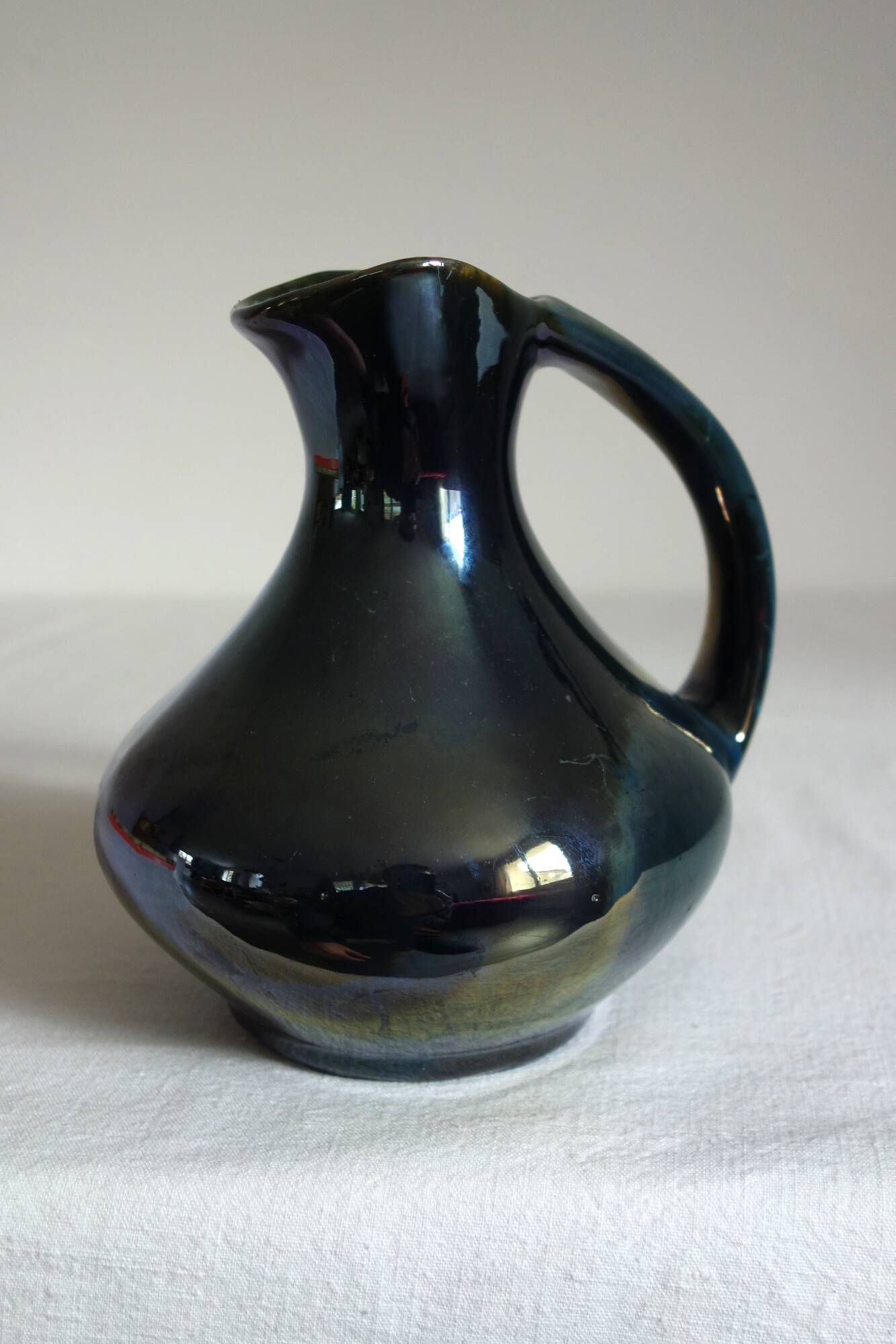 Emaux de vichy cytere iridescent ceramic vase