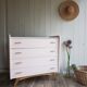 Commode vintage grand format rénovée