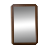 Mid-century oak large mirror