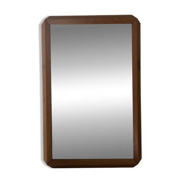 Large Mid-century oak mirror