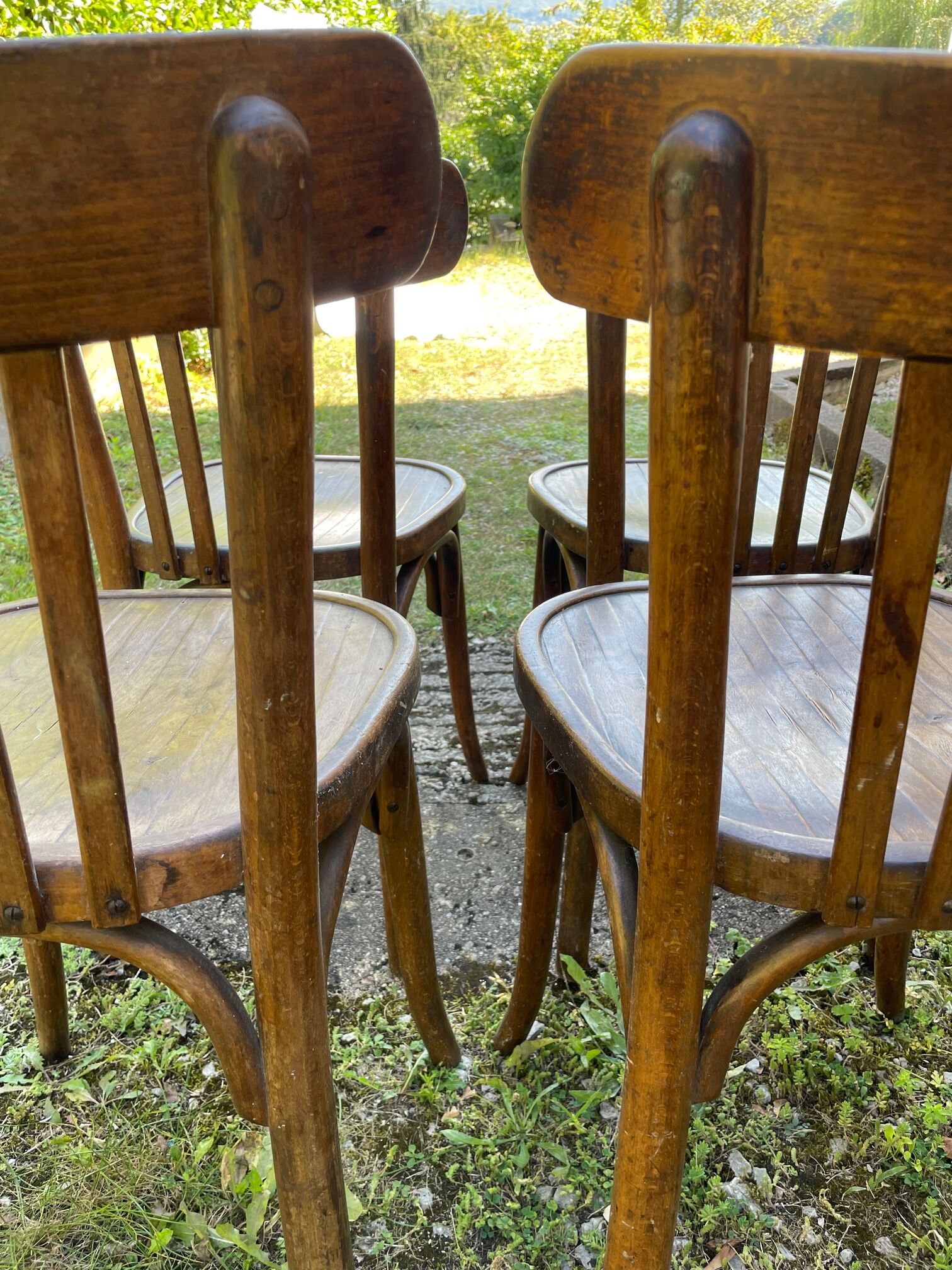 4 Baumann bistro chairs