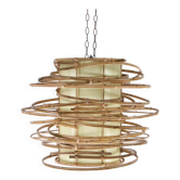 Rattan and fabric suspension