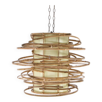 Rattan and fabric suspension