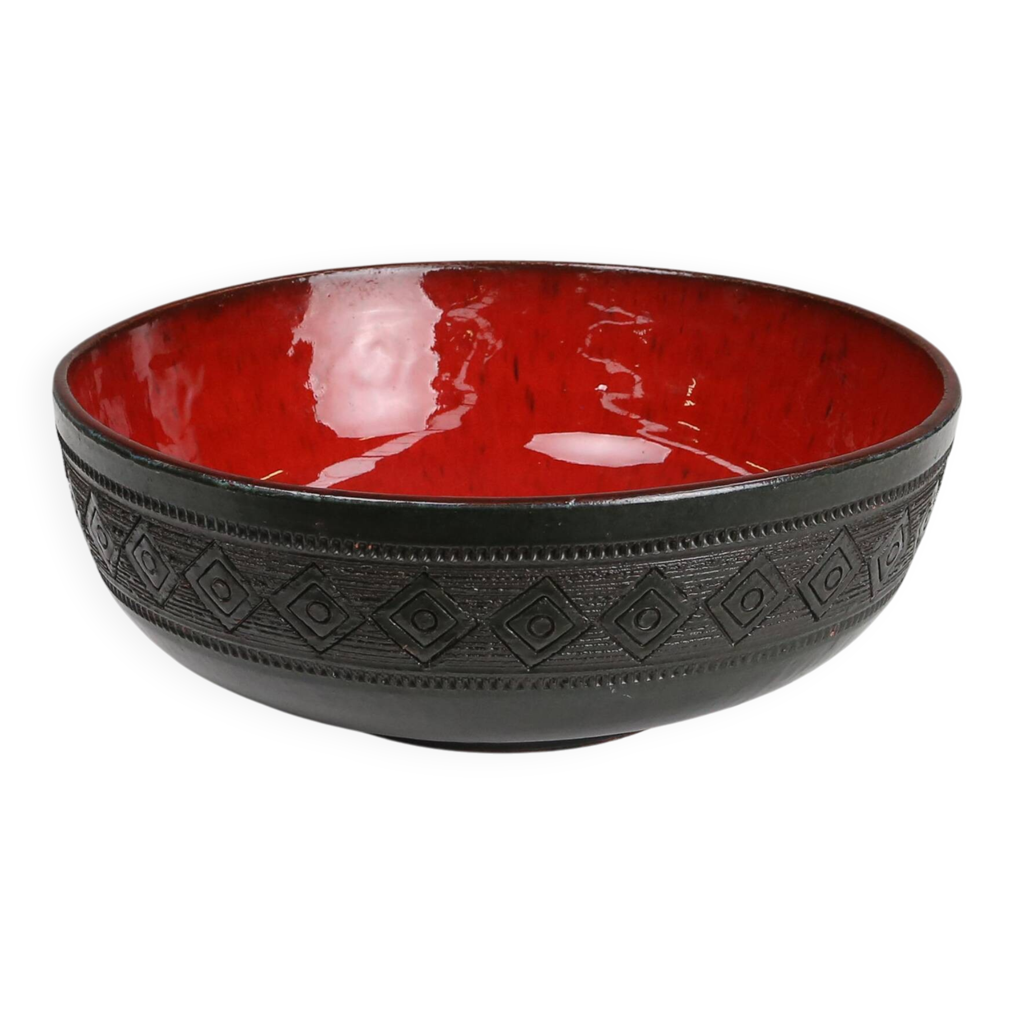 Mid-Century Amphora Bowl by Rogier Vandeweghe, Belgium 1960s